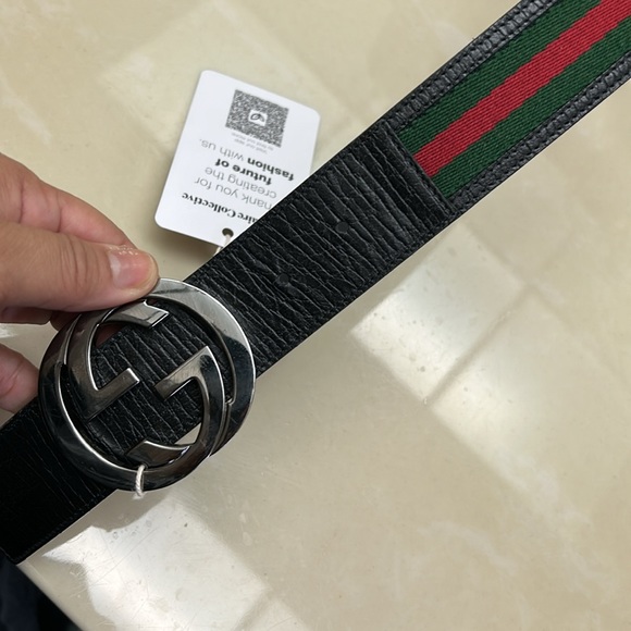 EUC authentic Gucci interlocking belt size 80/32 - Picture 4 of 8